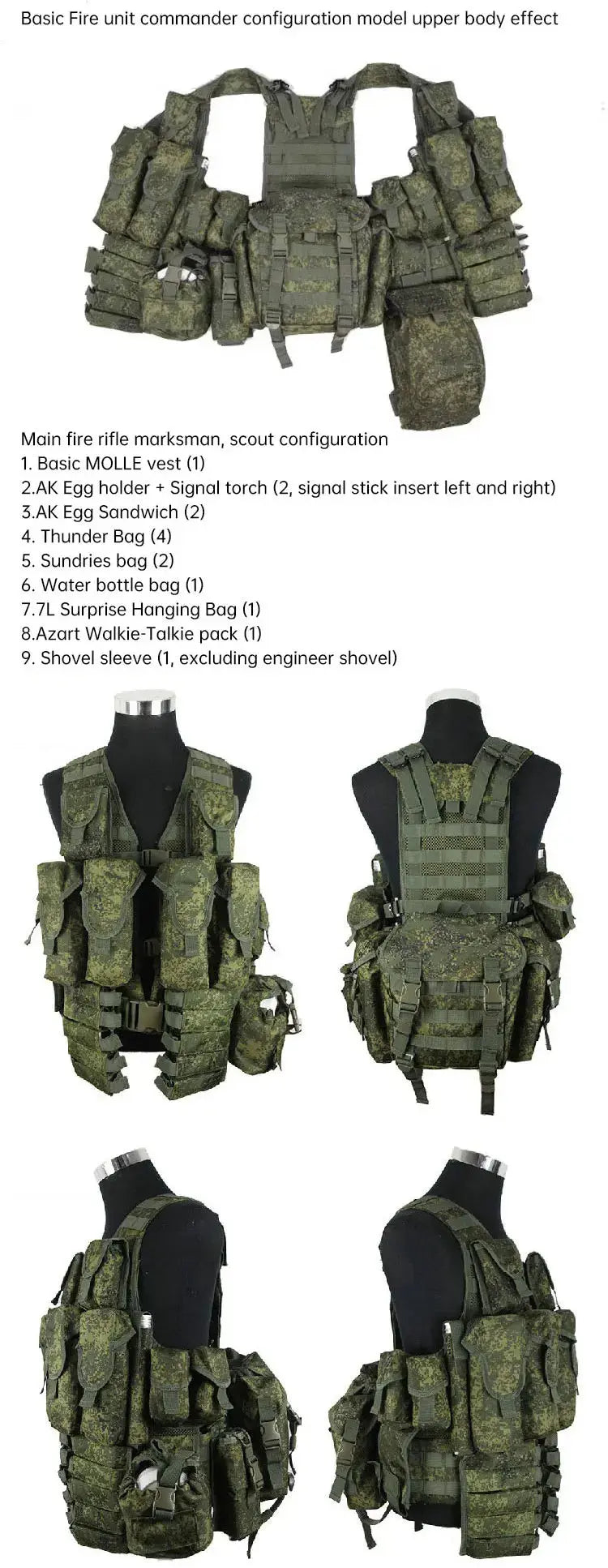 Russian EMR 6sh117 Tactical Vest Ma boutique