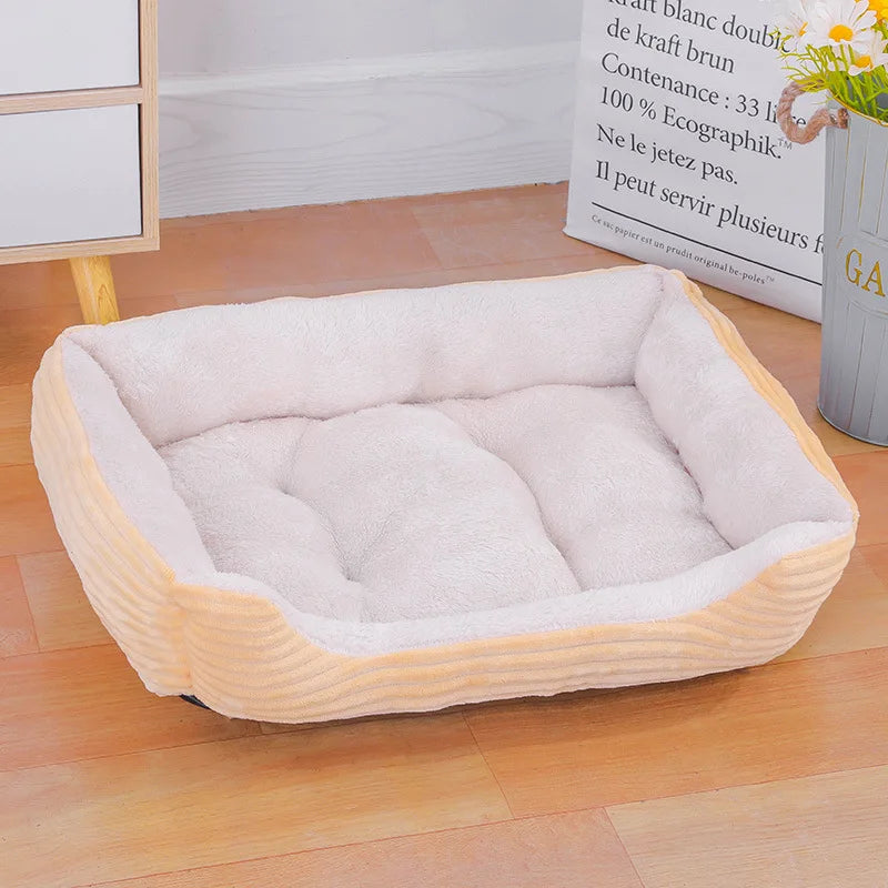 Maison Douillette Carrée pour Chien et Chat – Hiver | Imperméable, Chaude & Confortable Ma boutique