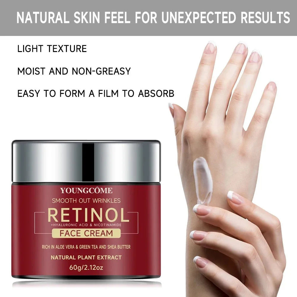 Crème Visage Raffermissante au Rétinol – Anti-Âge, Hydratante & Éclaircissante - BLACKBEARD OUTDOOR INDUSTRIES