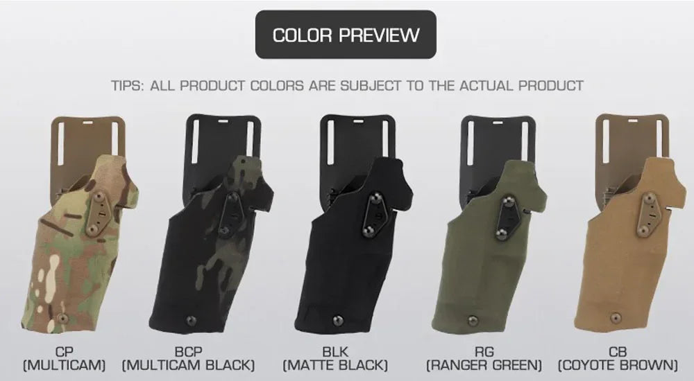Holster Tactique 6354DO – Pour Glock 17/19 avec Lampe X300/X300U - BLACKBEARD OUTDOOR INDUSTRIES