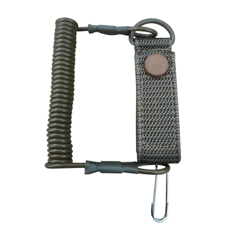 Dragonne Tactique Anti-perte Élastique - Protection Anti-vol, Anti-coupure, avec Mousqueton pour Armes de Poing et Accessoires BLACKBEARD OUTDOOR INDUSTRIES