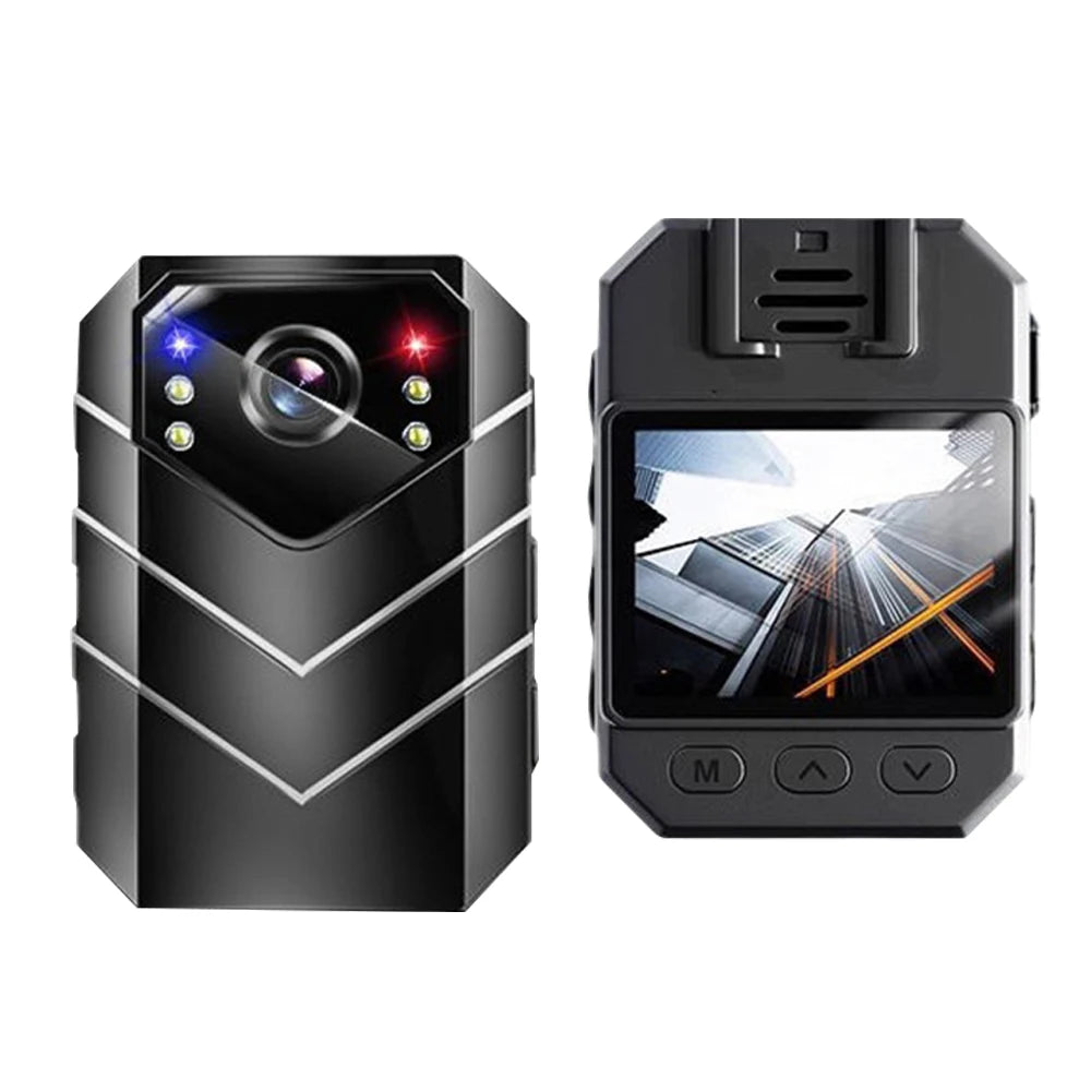 Mini Caméra Corporelle Full HD 1080P avec Vision Nocturne – Enregistreur Vidéo, Caméra de Sécurité pour Garde, Police, et Application Environnementale - BLACKBEARD OUTDOOR INDUSTRIES