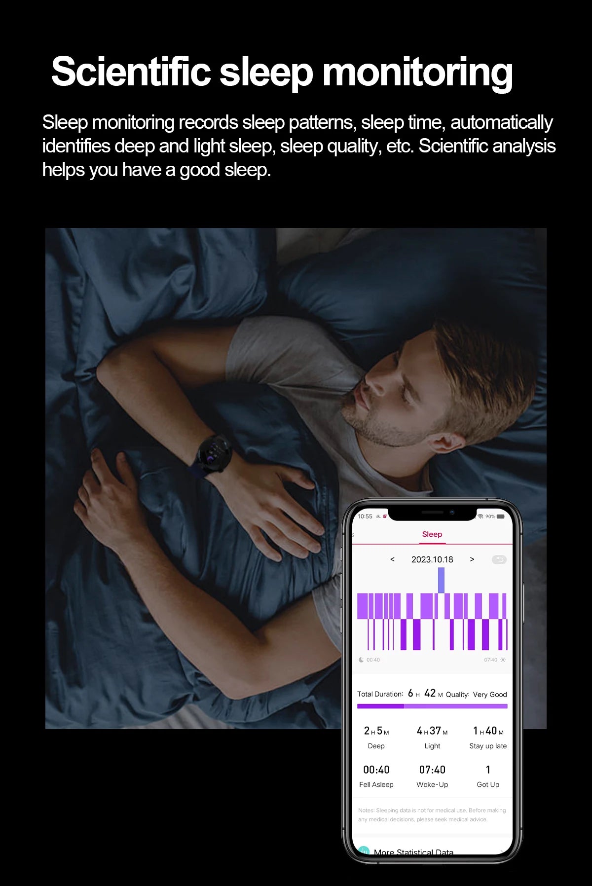 Montre Connectée Médicale GUHUAVMI TK26 – ECG+PPG – Uric Acid, Température, Lipides, Appels Bluetooth – Écran AMOLED 1.43” – Étanche IP68 - BLACKBEARD OUTDOOR INDUSTRIES