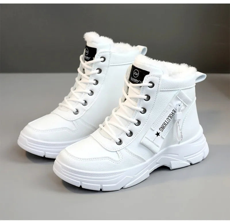 Bottines Femme Hiver 2024 – Chaussures Chaudes Imperméables à Lacets - BLACKBEARD OUTDOOR INDUSTRIES