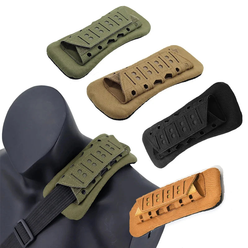 Coussin d’Épaule Tactique Respirant – 1 Pièce | Pad Amorti Antidérapant pour Sangle Sac à Dos, Gilet, Chest Rig, Bandoulière - BLACKBEARD OUTDOOR INDUSTRIES