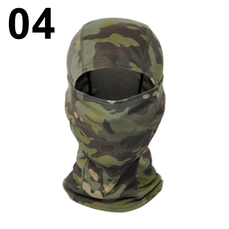Balaclava Camouflage Multicam – Masque Intégral pour Ski, Cyclisme, Chasse, Airsoft et Plein Air - BLACKBEARD OUTDOOR INDUSTRIES