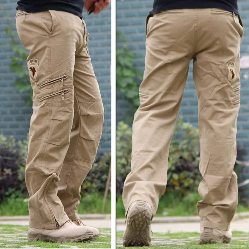 Pantalon Cargo Homme – Coton Résistant, Multi-Poches, Style Militaire et Décontracté - BLACKBEARD OUTDOOR INDUSTRIES