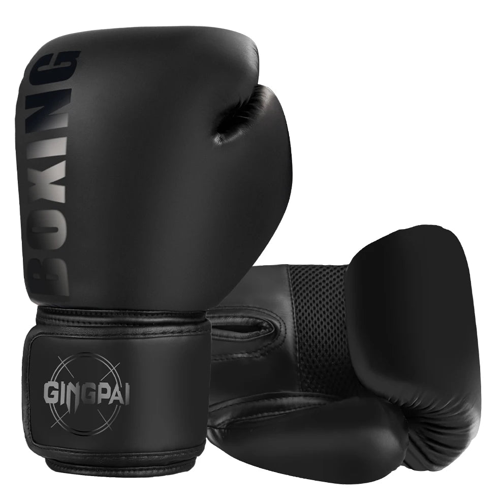 Gants de Boxe Professionnels GINGPAI SPORT – Gants de Combat Sanda, Muay Thai, MMA – Unisex, Adultes et Enfants, Entraînement, Sac de Sable et Combat - BLACKBEARD OUTDOOR INDUSTRIES