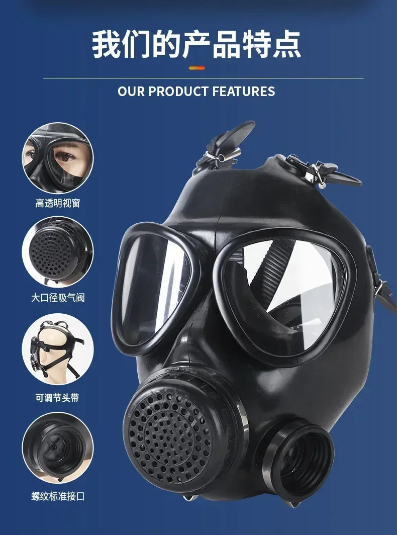 Masque Anti-Gaz et Fumée MF11B – Masque de Formation pour Urgences et Activités Extérieures BLACKBEARD OUTDOOR INDUSTRIES