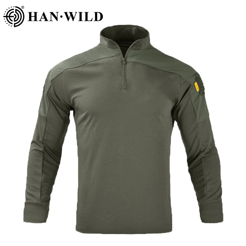 Chemise Tactique Homme à Séchage Rapide - Chemise de Travail Légère à Manches Longues pour Airsoft, Outdoor, Chasse, Randonnée - BLACKBEARD OUTDOOR INDUSTRIES