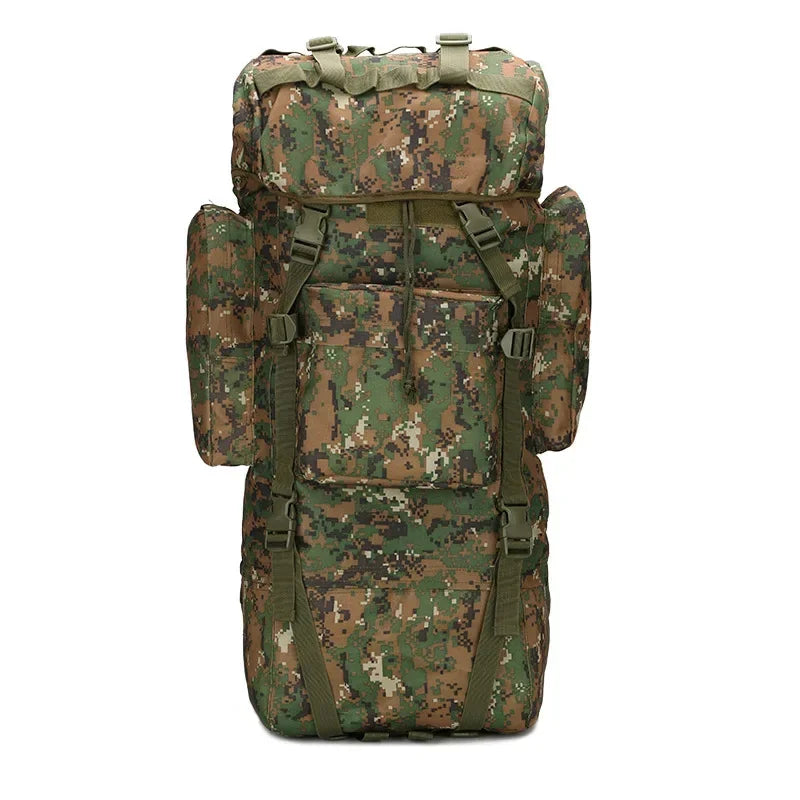 Sac à Dos de Randonnée 70L Imperméable avec Housse de Pluie – Grand Sac de Camping et Escalade - BLACKBEARD OUTDOOR INDUSTRIES