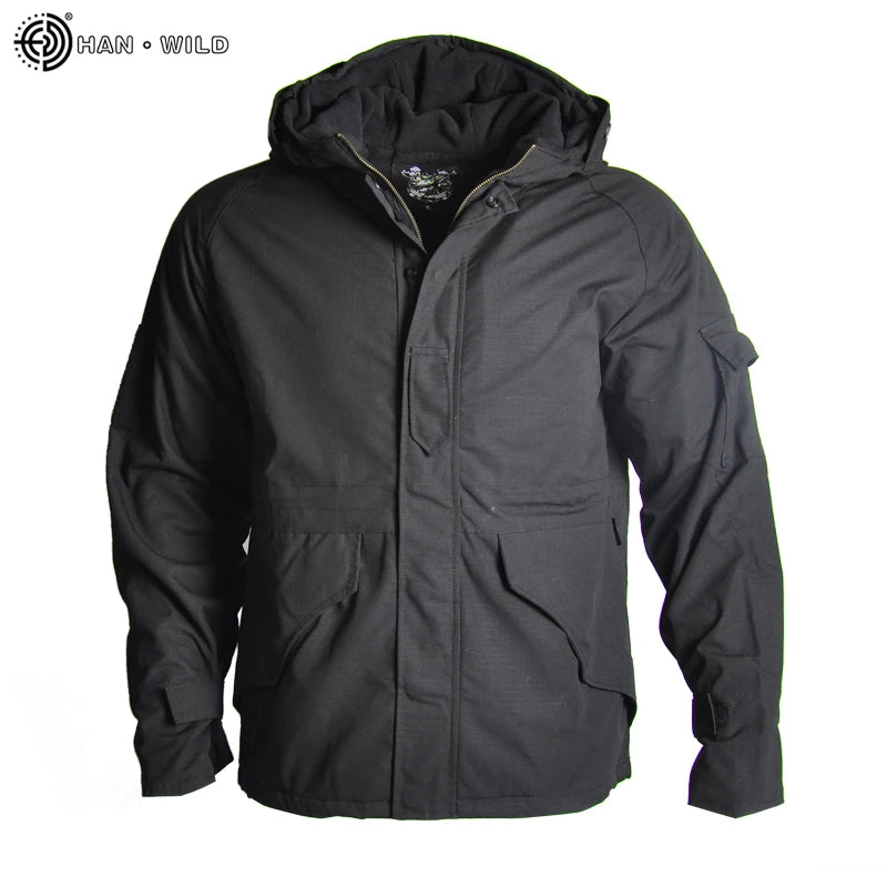 Veste Tactique Homme Hiver – HAN WILD Camouflage | Softshell | Polaire | Coupe-Vent | Randonnée | Chasse | Outdoor - BLACKBEARD OUTDOOR INDUSTRIES