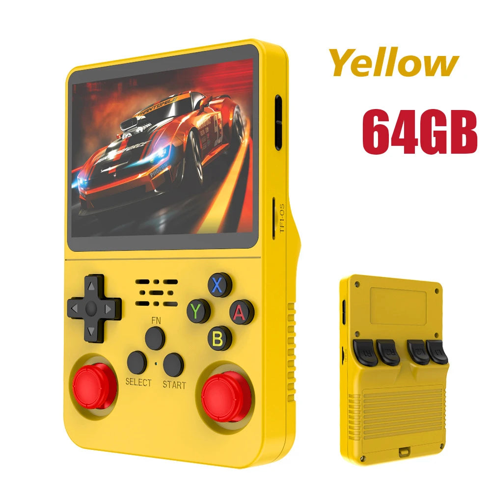 Console de Jeu Rétro Portable R36S – Écran IPS 3,5" – Système Linux – 64 Go / 128 Go – 15 000 Jeux Inclus - BLACKBEARD OUTDOOR INDUSTRIES