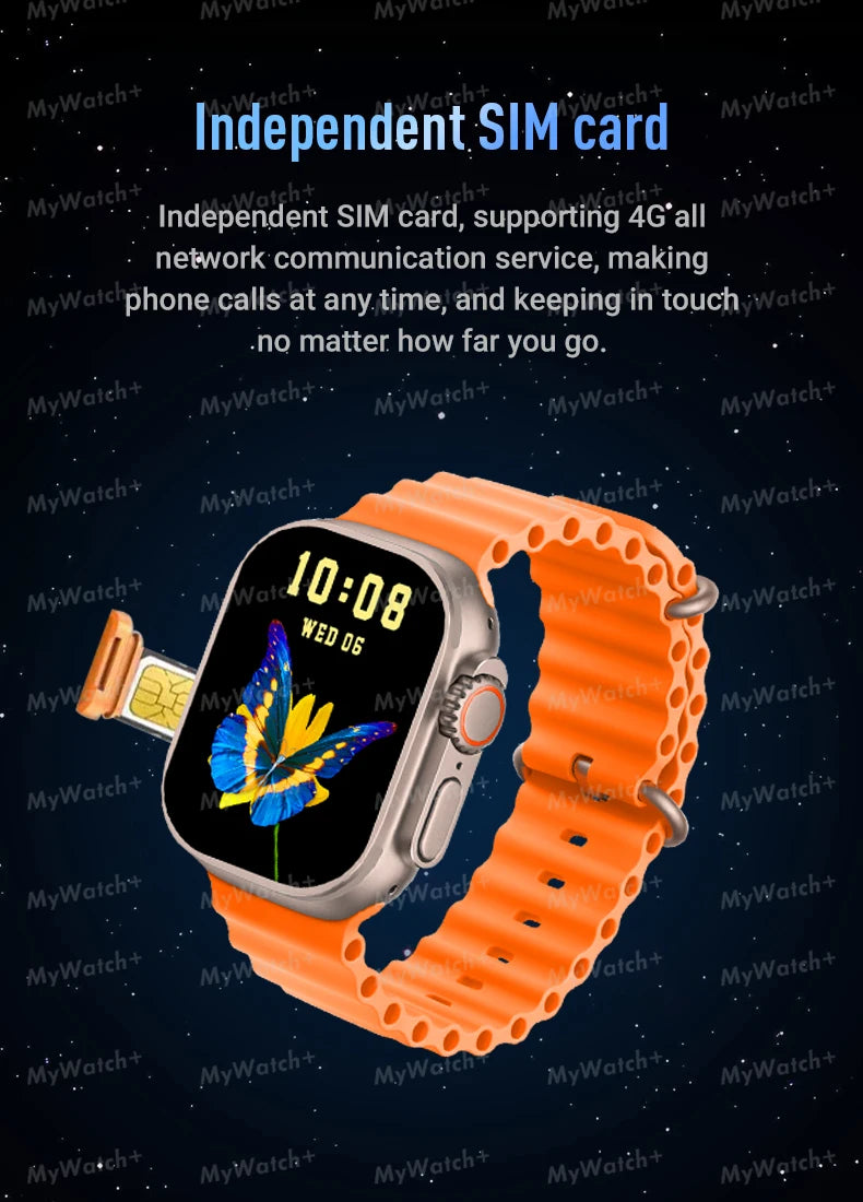 Montre Connectée 2025 PENGAGAR T83 4G — GPS, Android/iOS, Caméra, ECG - BLACKBEARD OUTDOOR INDUSTRIES