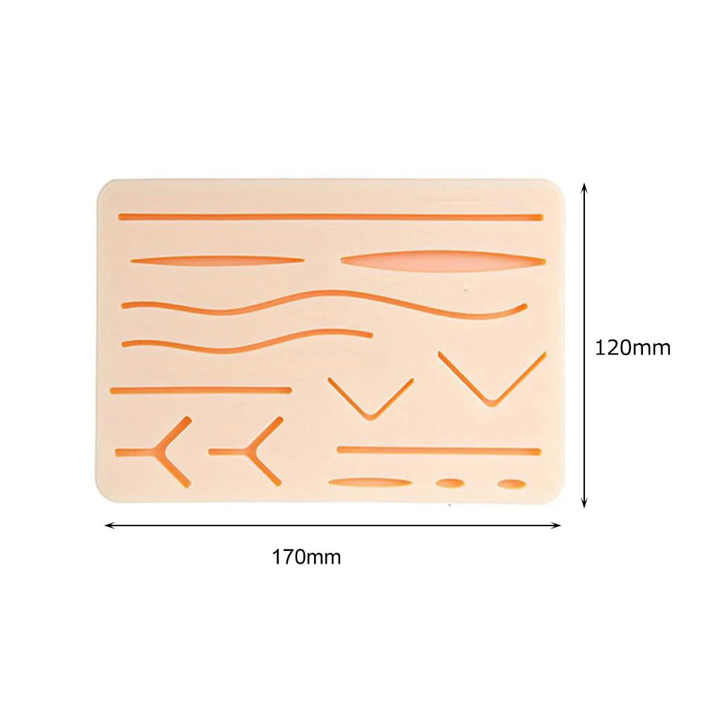 Kit de Pratique de Suture pour Étudiants en Médecine - Formation Chirurgicale avec Simulateur de Peau, Ensemble d'Outils d'Enseignement et Matériel Éducatif - BLACKBEARD OUTDOOR INDUSTRIES