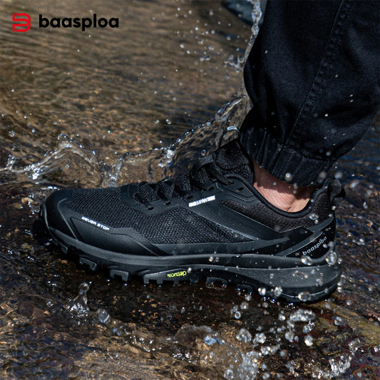 Chaussures de Randonnée Homme Bassploa – Sneakers Légères, Confortables et Antidérapantes, Résistantes à l'Usure, pour Activités Outdoor - BLACKBEARD OUTDOOR INDUSTRIES