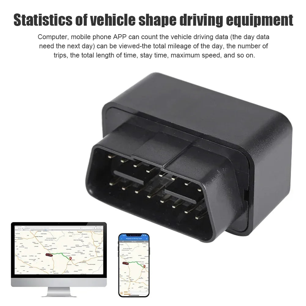 Mini Tracker GPS OBD 2G/4G pour Voiture – Système de Suivi Antivol avec Alarme, Géofencing, App Gratuite pour iOS/Android BLACKBEARD OUTDOOR INDUSTRIES