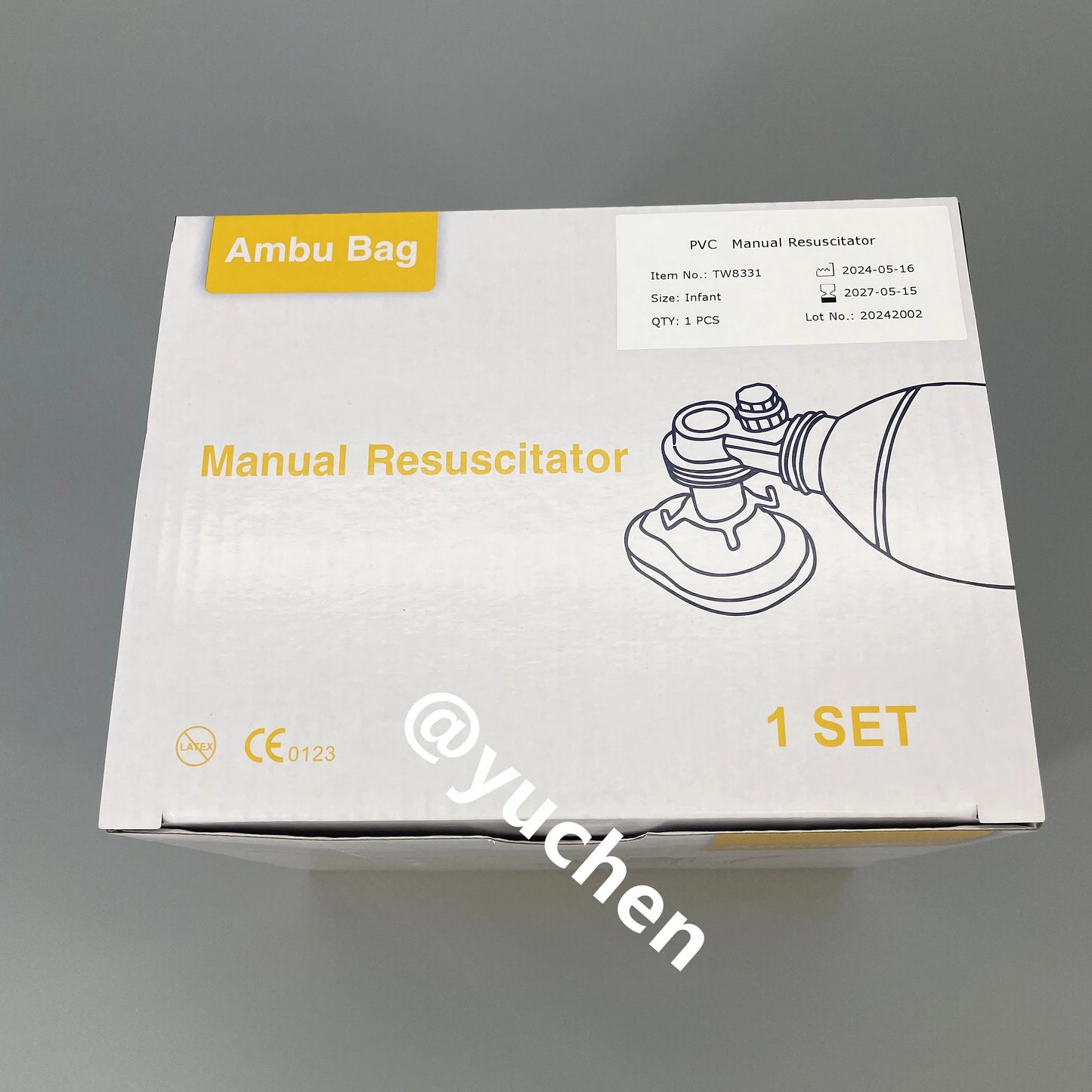 Ambu Bag Médical Manuel PVC pour Enfant, Nourrisson et Adulte - BLACKBEARD OUTDOOR INDUSTRIES