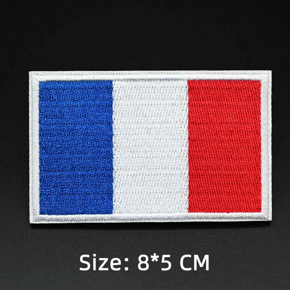 Patches Drapeaux Brodés Tactiques – international - BLACKBEARD OUTDOOR INDUSTRIES