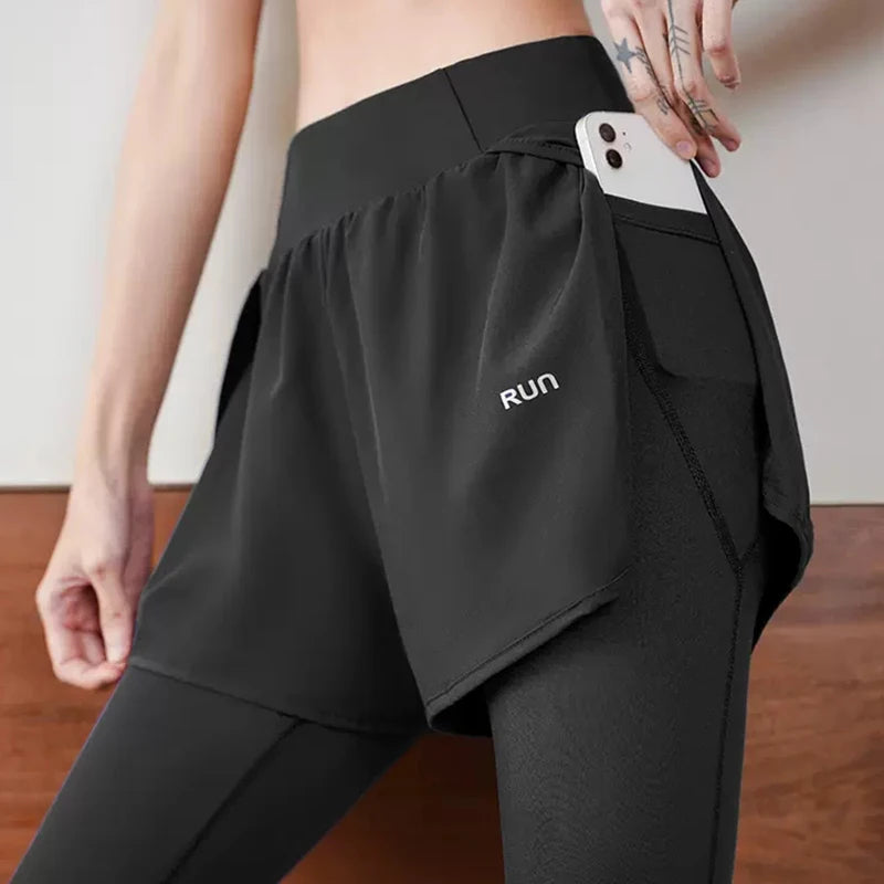 Leggings de Sport Femme avec Poche – Taille Élastique Haute, Yoga, Fitness, Cyclisme, Course - BLACKBEARD OUTDOOR INDUSTRIES