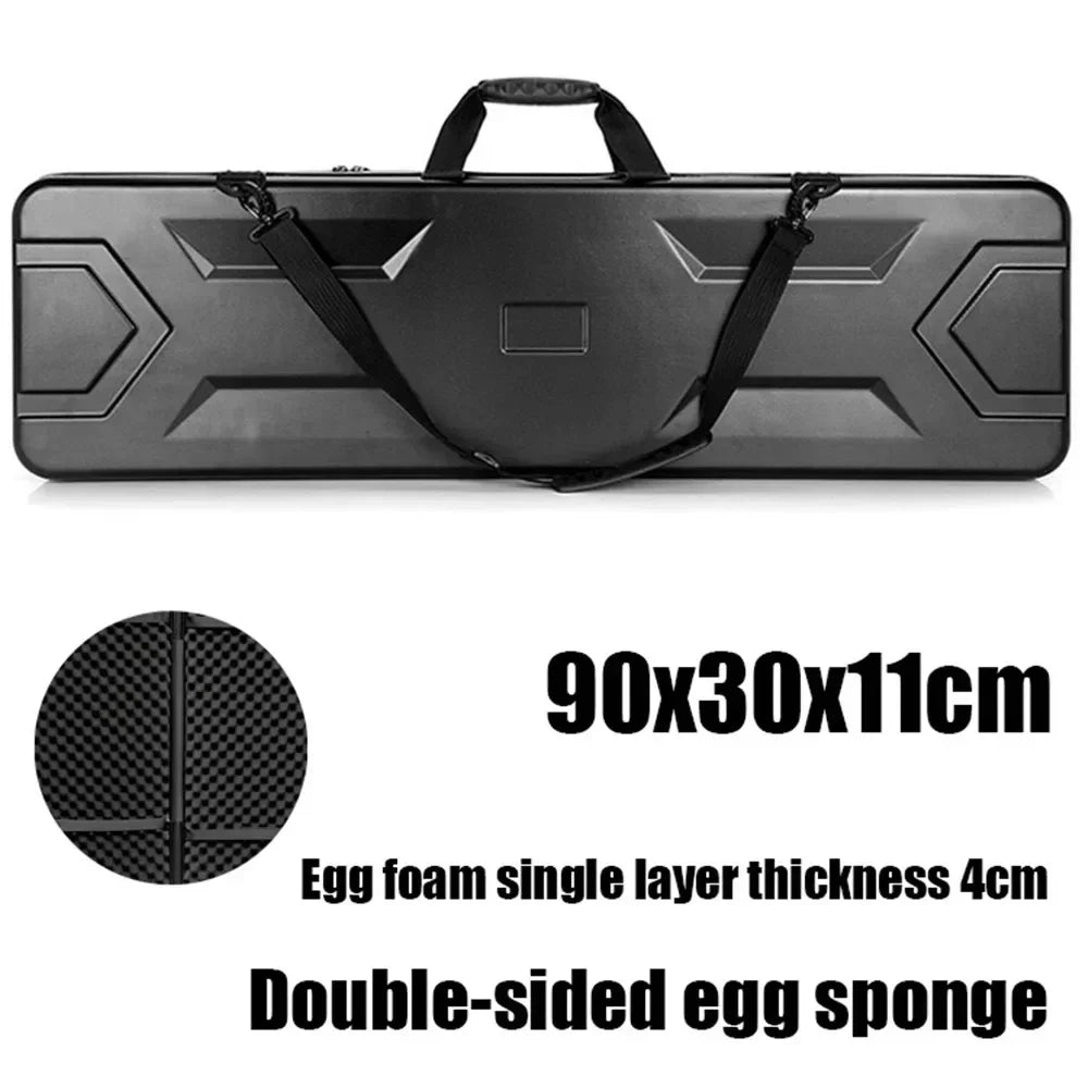 Coffre de Rangement Rigide Étanche 90 cm – Protection Antichoc pour Arc, Canne à Pêche, Outils, Équipement Tactique - BLACKBEARD OUTDOOR INDUSTRIES