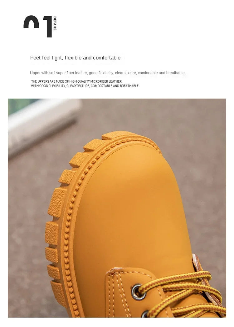 bottines exterieur en cuir pour enfants Ma boutique