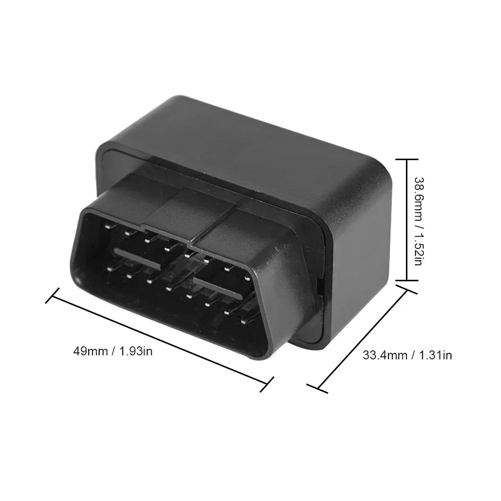 Mini Tracker GPS OBD 2G/4G pour Voiture – Système de Suivi Antivol avec Alarme, Géofencing, App Gratuite pour iOS/Android BLACKBEARD OUTDOOR INDUSTRIES