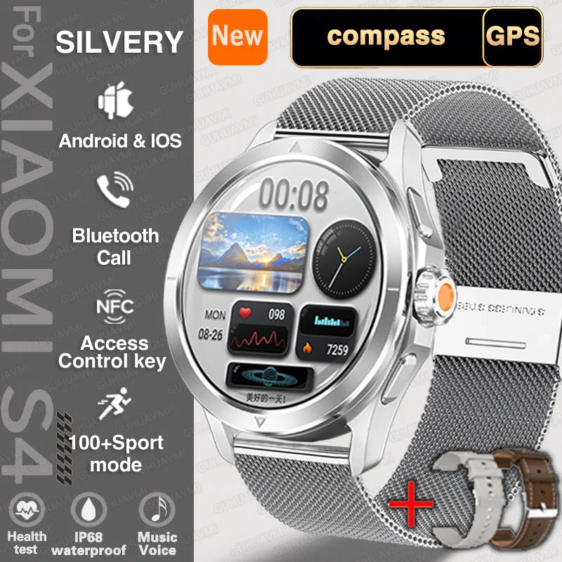 Xiaomi S4 Ultra – Montre Connectée Sport Outdoor avec GPS, NFC, Écran AMOLED, Appels Bluetooth, Suivi Santé Complet - BLACKBEARD OUTDOOR INDUSTRIES