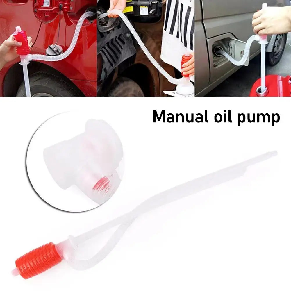 Pompe Manuelle de Siphon pour Transfert de Liquides – Pompe à Main Portable pour Essence, Diesel, Huile et Autres Liquides - BLACKBEARD OUTDOOR INDUSTRIES