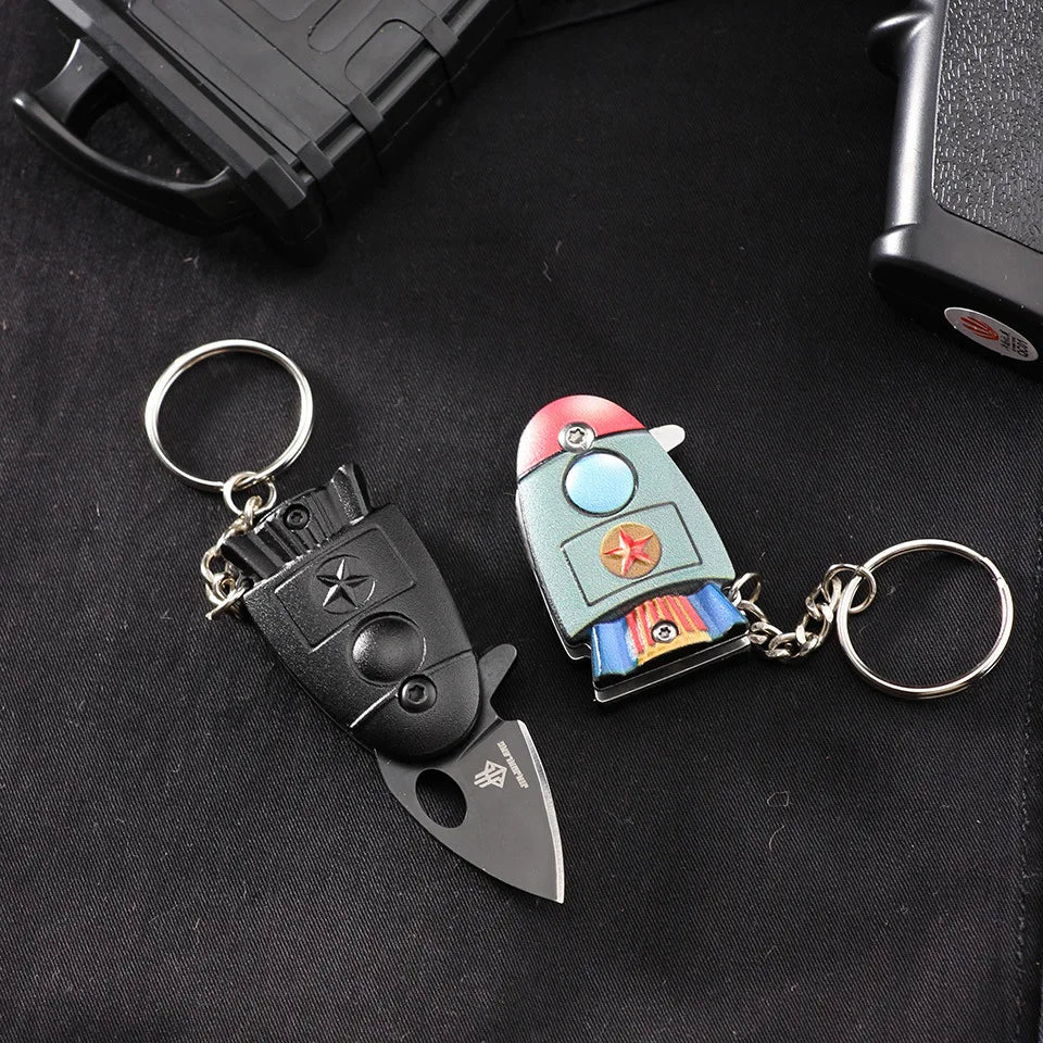 Mini Couteau de Poche Pliant – Porte-clés EDC | Camping, Chasse, Survie - BLACKBEARD OUTDOOR INDUSTRIES
