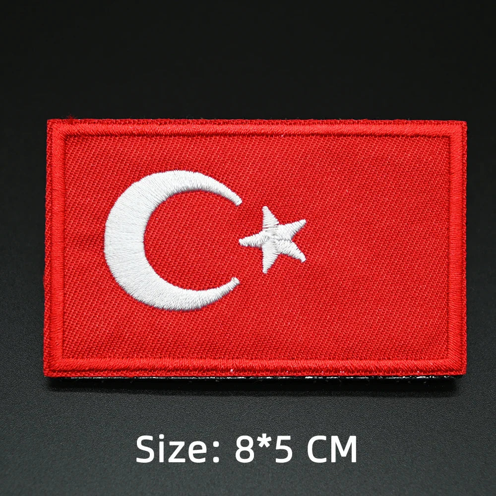 Patches Drapeaux Brodés Tactiques – international - BLACKBEARD OUTDOOR INDUSTRIES