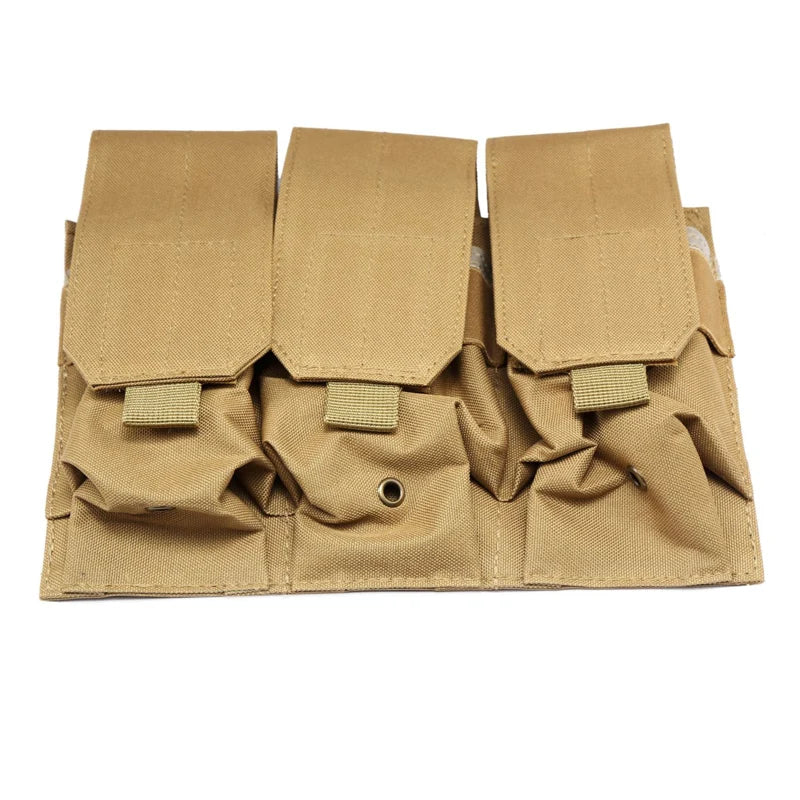 Tactical MOLLE 5.56mm Magazine Pouch – Double/Triple Mag Pouch pour M4, AR15, CS Rifle, Paintball & Chasse - BLACKBEARD OUTDOOR INDUSTRIES