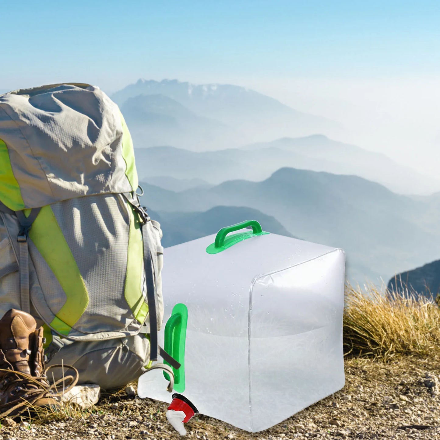 Réservoir d'Eau Pliable 10/20L – Sac à Eau Portable Grande Capacité pour Camping, Randonnée, Activités Extérieures - BLACKBEARD OUTDOOR INDUSTRIES