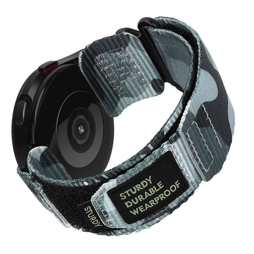 Bracelet Tactique en Nylon pour Samsung Galaxy Watch (7, 6, 5, 4) - 20mm / 22mm - Bandes Nylon Loop pour Gear S3 & Active BLACKBEARD OUTDOOR INDUSTRIES