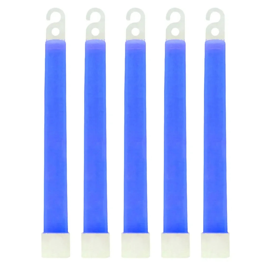 Lot de 50 Bâtons Lumineux Fluorescents 15 cm Équipement de Survie Militaire | Camping, Randonnée, SOS, Urgence, Fête | - BLACKBEARD OUTDOOR INDUSTRIES
