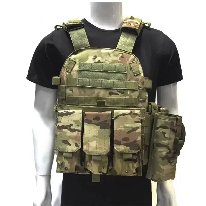 Gilet Tactique Militaire 6094 – Airsoft, Chasse, Armée, Wargame - BLACKBEARD OUTDOOR INDUSTRIES