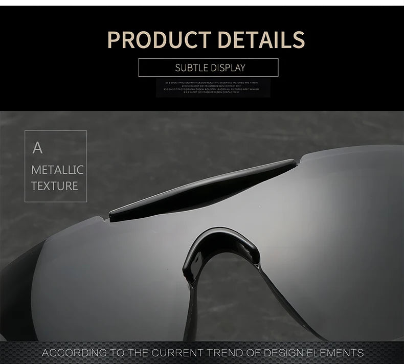 Lunettes de Soleil Sport RR7427 – Cyclisme Route & VTT Protection Totale – Confort Léger – Design Agressif - BLACKBEARD OUTDOOR INDUSTRIES