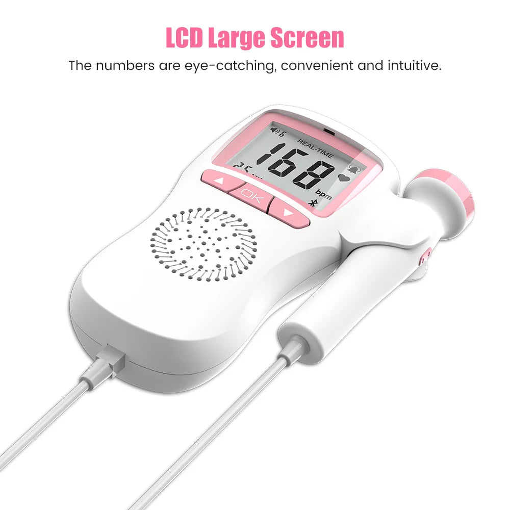 Détecteur de Rythme Cardiaque Fœtal JBMBHC – Doppler Ultrasonique Portable pour Grossesse Ma boutique