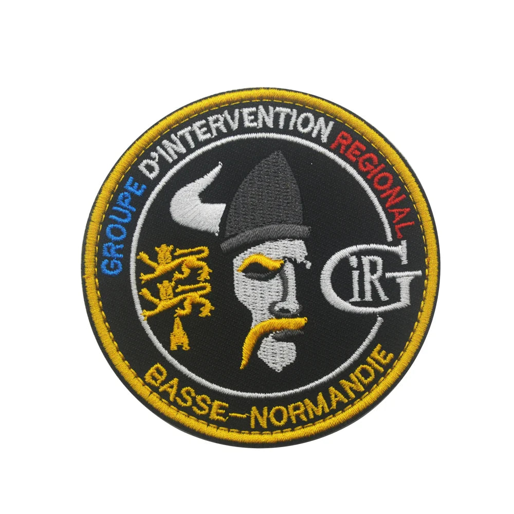 Patch Tactique France GIGN Infrared – Brodé avec Drapeau et Effet Réfléchissant IR - BLACKBEARD OUTDOOR INDUSTRIES