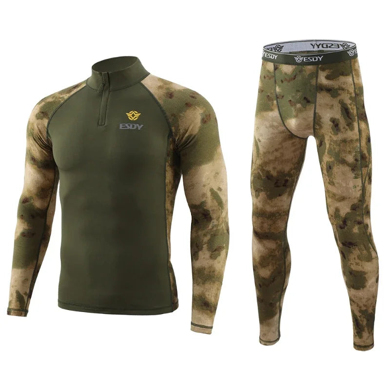 Ensemble Thermique Camouflage Hiver – Sous-vêtements Techniques pour Homme - BLACKBEARD OUTDOOR INDUSTRIES