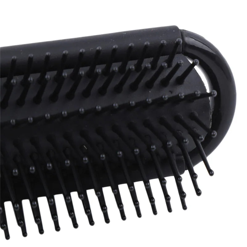 Peigne Pliant en Plastique avec Miroir Portable – Peigne de Maquillage Pratique et Élégant, Accessoire de Mode pour Femme, Idéal pour Sac à Main - BLACKBEARD OUTDOOR INDUSTRIES