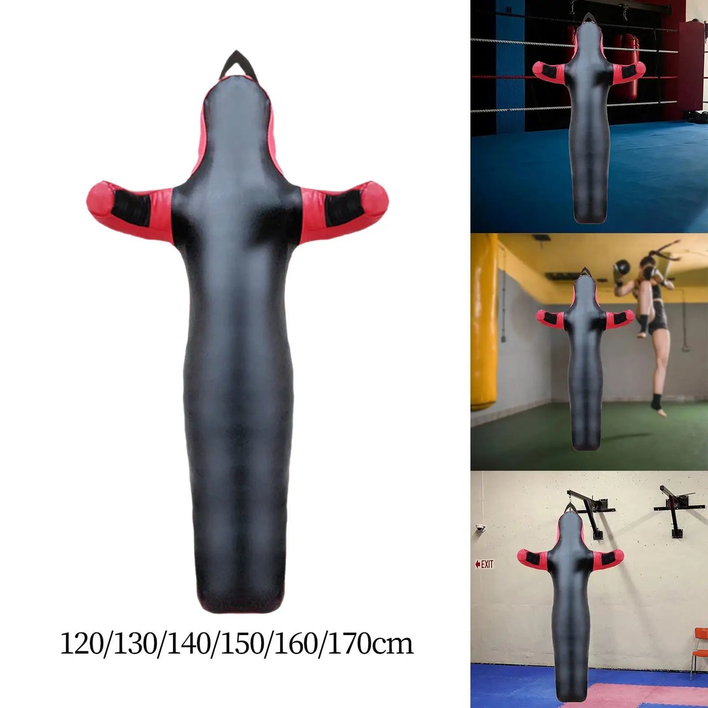 Sac de Grappling Dummy MMA – Mannequin Suspendu pour Judo, Boxe, MMA et Jiu-Jitsu (Non Rempli) - BLACKBEARD OUTDOOR INDUSTRIES