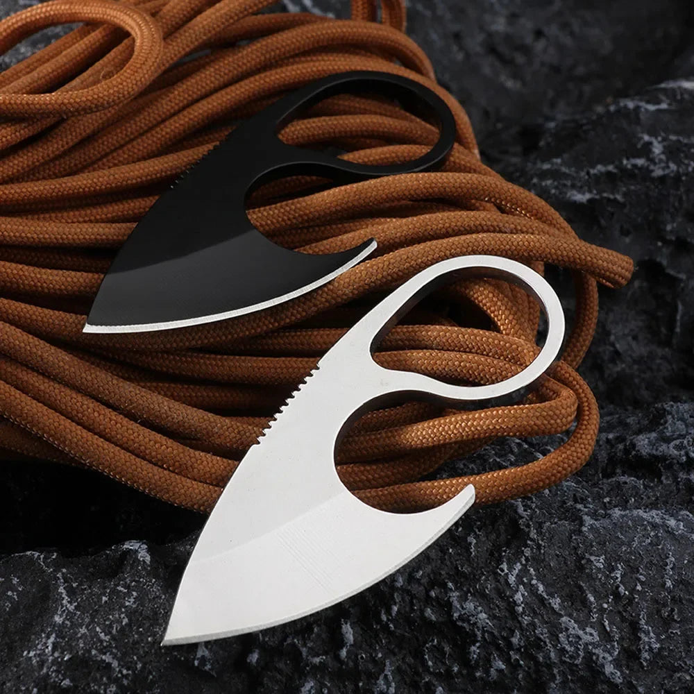 Couteau de Poche Miniature en Acier Inoxydable EDC – Outil Portable Multifonction pour Défense Personnelle, Camping et Survie - BLACKBEARD OUTDOOR INDUSTRIES