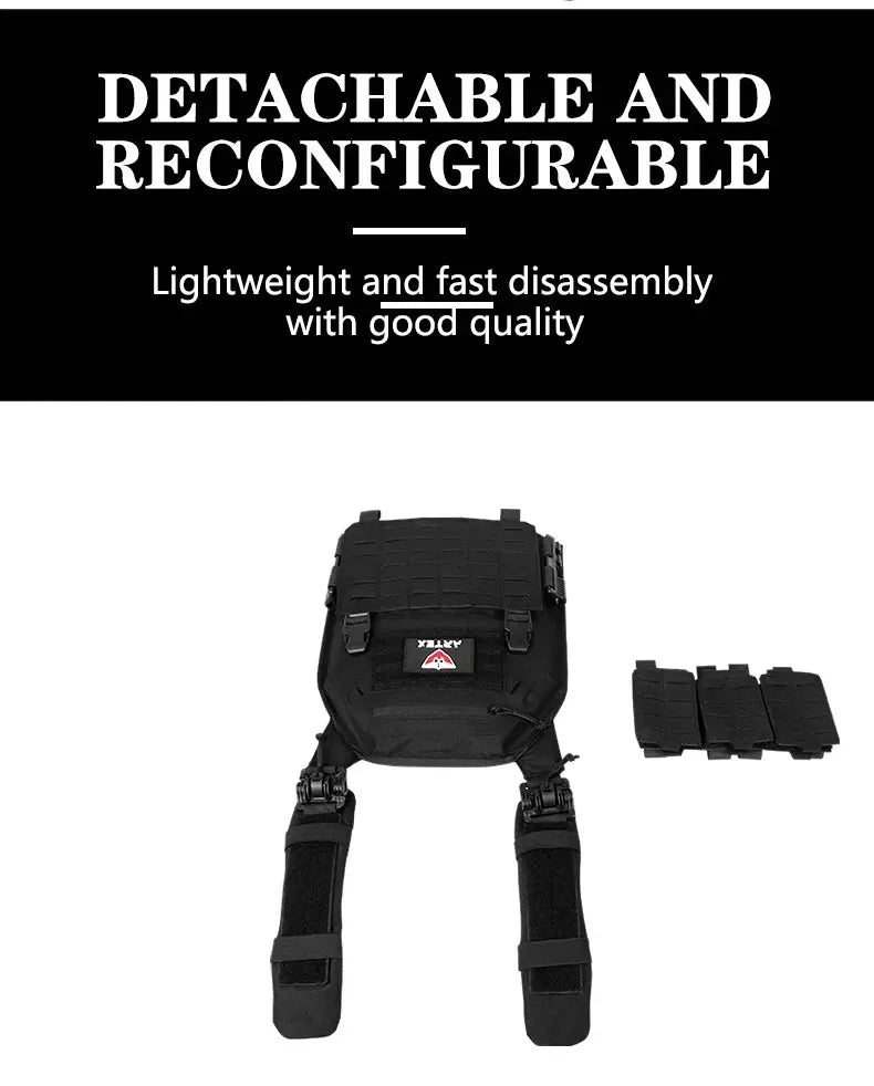 Gilet Tactique ARTEX Plate Carrier – Dégrafe Rapide, Molle Laser Cut, 1000D Ma boutique