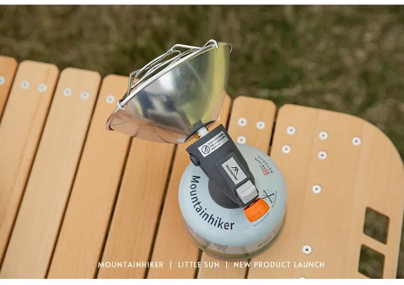 MOUNTAINHIKER Portable Mini Sun Gas Heating Stove Chauffage Gaz Portable Compact pour Camping et Activités Outdoor - BLACKBEARD OUTDOOR INDUSTRIES
