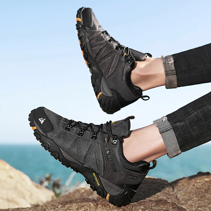 Chaussures de Randonnée Homme HIKEUP – Antidérapantes, Respirantes, Résistantes – Trekking, Escalade, Chasse, Tourisme - BLACKBEARD OUTDOOR INDUSTRIES