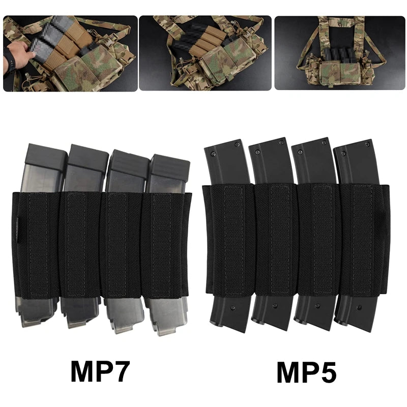 Porte-Chargeur Tactique MP5/MP7 avec Crochet pour Chest Rig MK3/MK4 - BLACKBEARD OUTDOOR INDUSTRIES