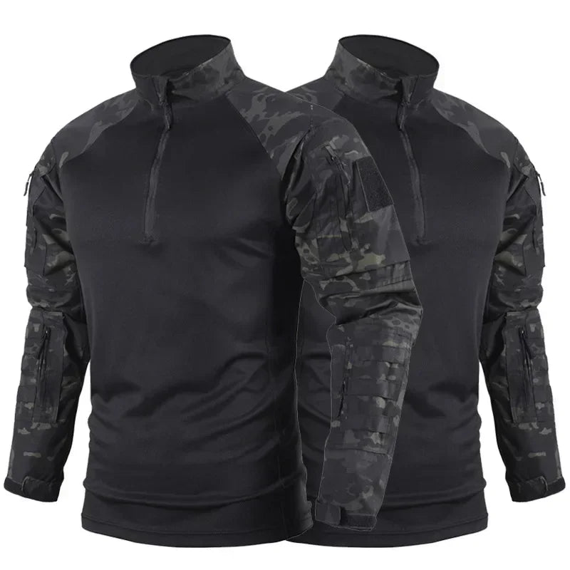 Veste Tactical XMGOLONG Pioneer Frog Suit – Haut d’Entraînement Respirant et Séchage Rapide, Camouflage CP pour Camping et Chasse - BLACKBEARD OUTDOOR INDUSTRIES