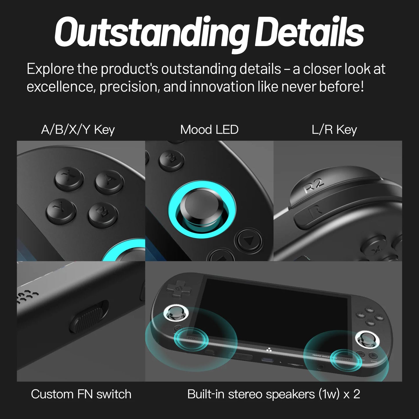 Trimui Smart Pro – Console de Jeu Portable Rétro - BLACKBEARD OUTDOOR INDUSTRIES
