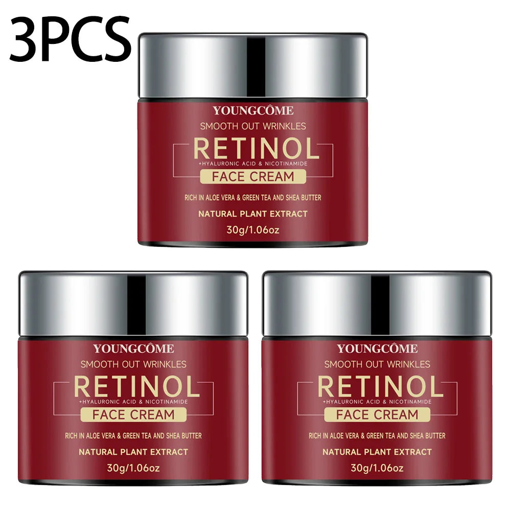 Crème Visage Raffermissante au Rétinol – Anti-Âge, Hydratante & Éclaircissante - BLACKBEARD OUTDOOR INDUSTRIES
